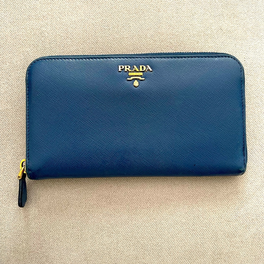 Authentic Prada Saffiano Leather Wallet
